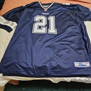 Dallas Cowboys Navy Blue Jersey 4XL